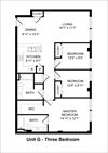 3 Bedrooms / 2 Bathrooms